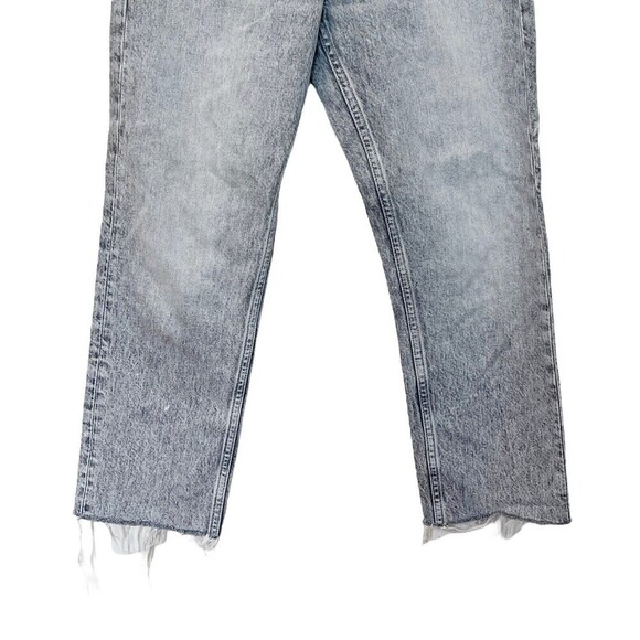 Rag & Bone Maya High-Rise Slim Ankle Acid Jeans Raw Frayed Hem Women’s Size 24 - Picture 3 of 14